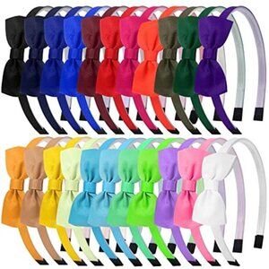22PCS Girls Bow Headbands Toddler Ribbon Hair Accessories Set